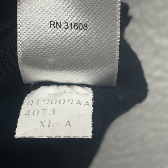 Jos A Bank Sweater Mens Extra Large Black Traveler Merino Wool Pullover V Neck - Picture 6 of 9